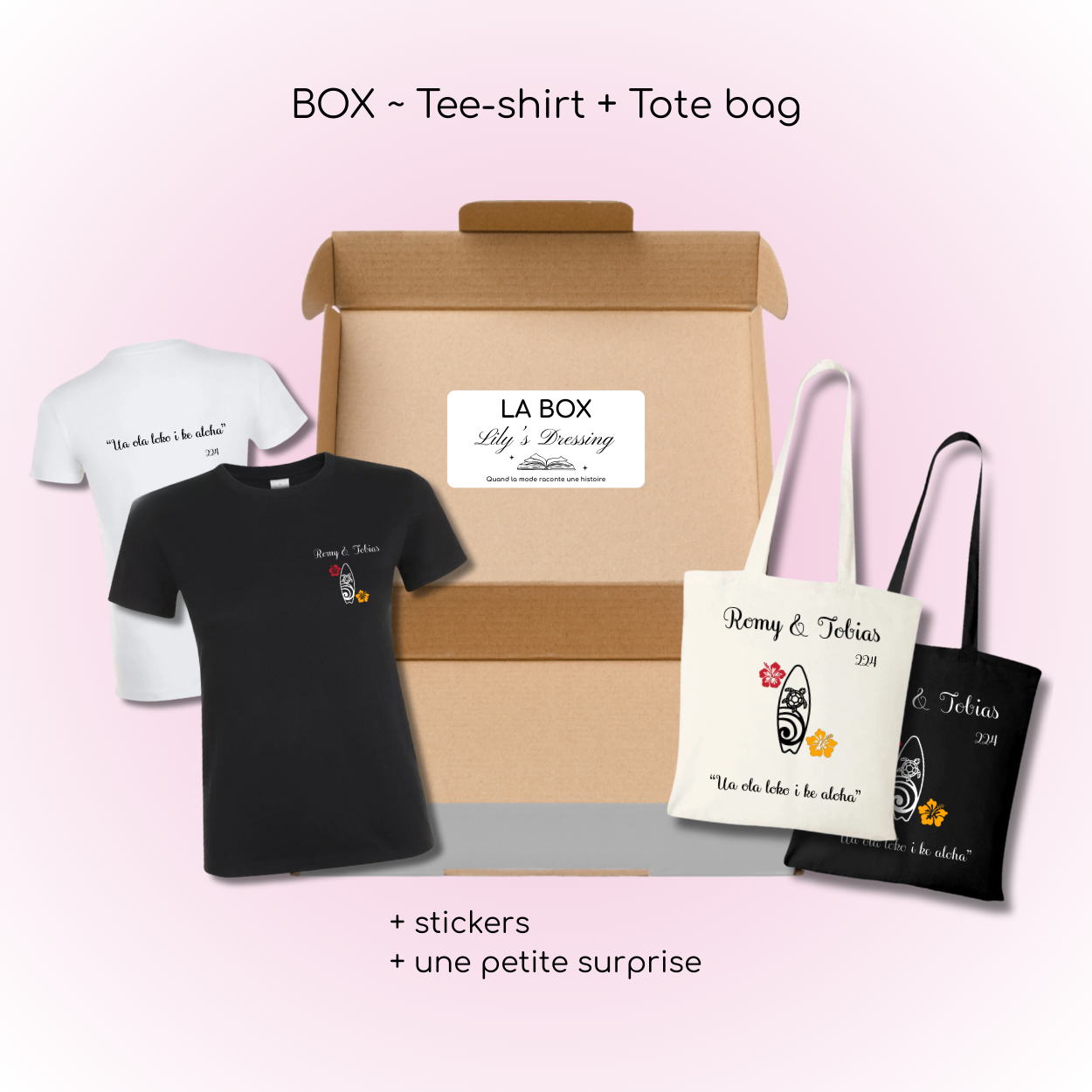 Box - Breathe đș (Tee-shirt + Tote bag)