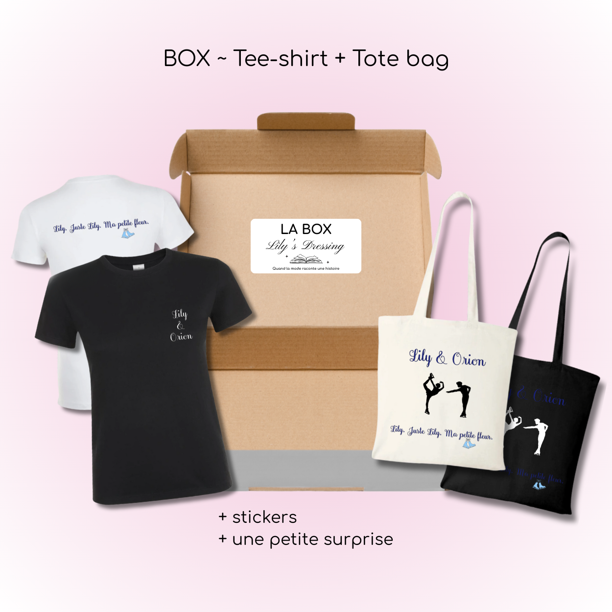 Box - Un hiver pour te résister 𩔠(Tee-shirt + Tote bag)