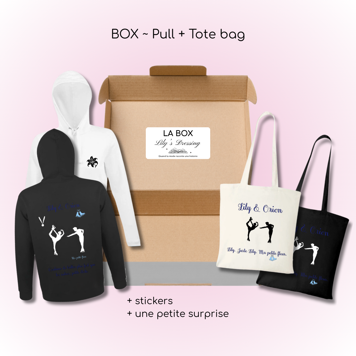 Box - Un hiver pour te résister 𩔠(Pull + Tote bag)