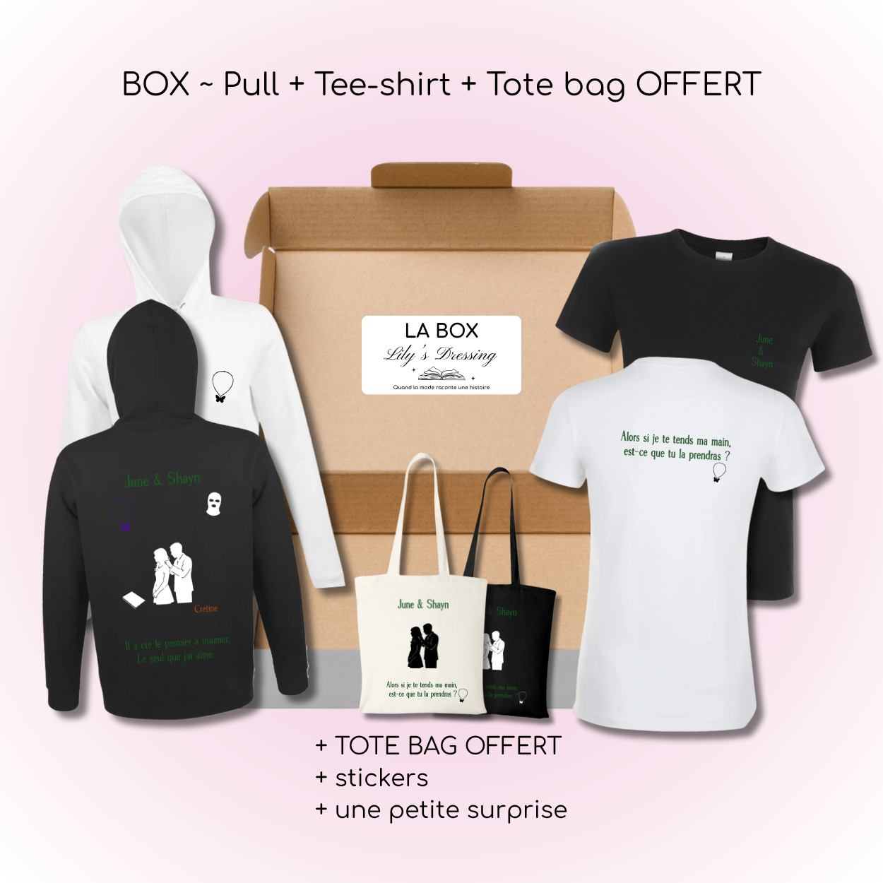Box - TroubleMaker T2 🦋 (Pull + Tee-shirt + Tote bag OFFERT)