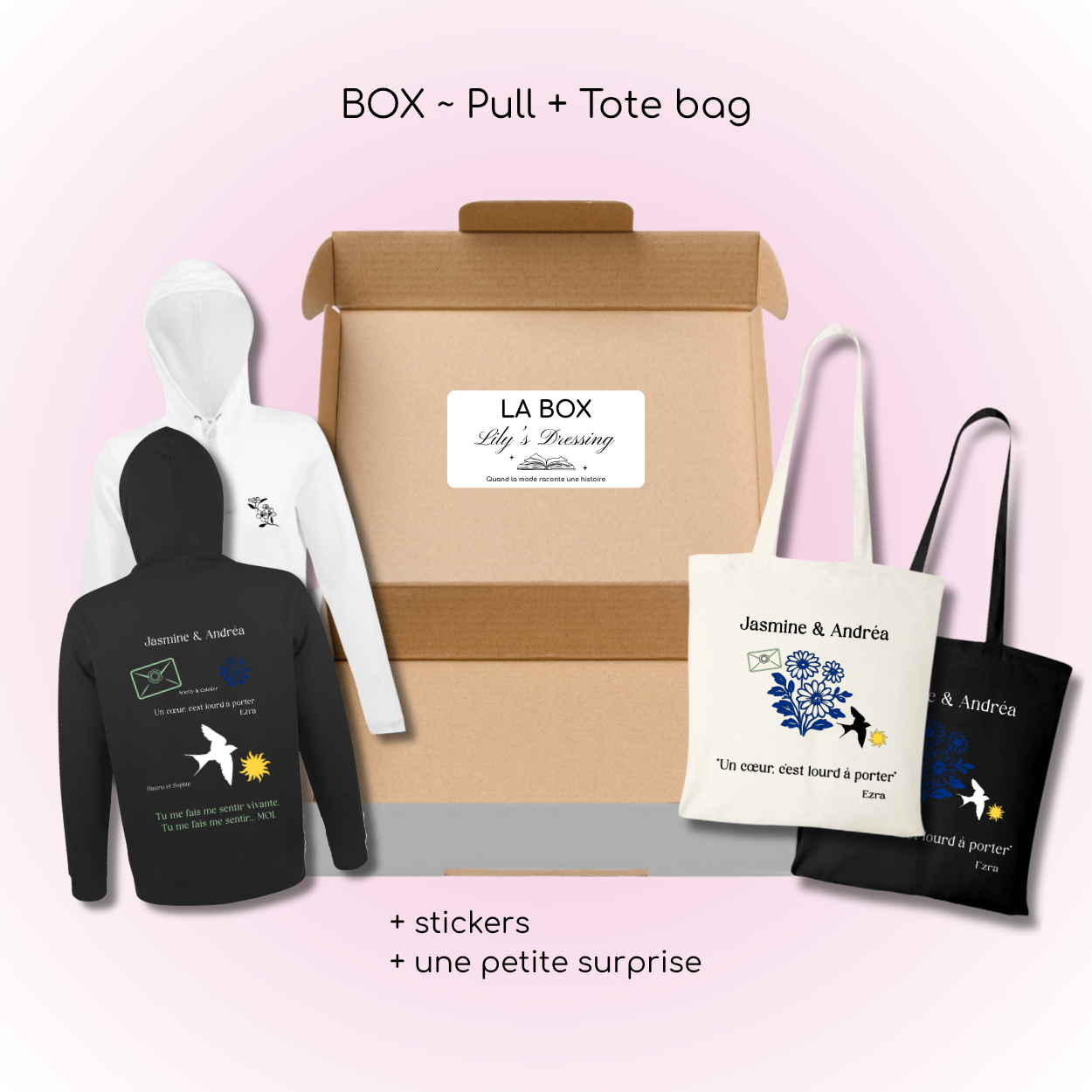 Box - Un été pour te retrouver 💚 (Pull + Tote bag)
