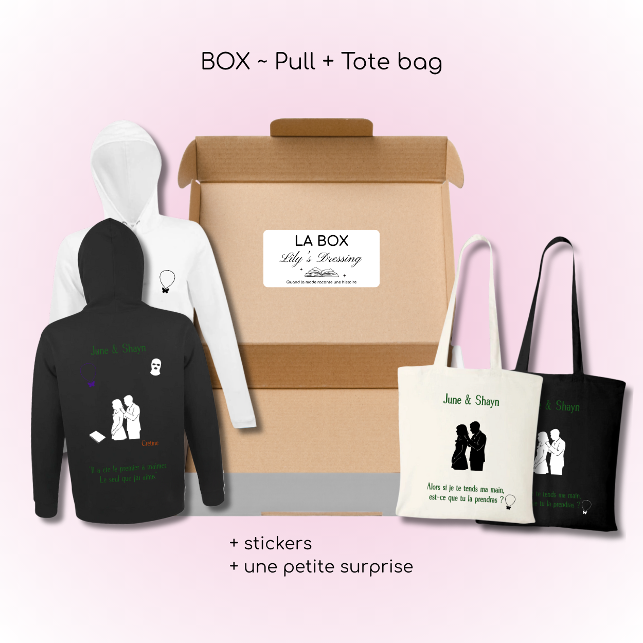 Box - TroubleMaker T2 🦋 (Pull + Tote bag)