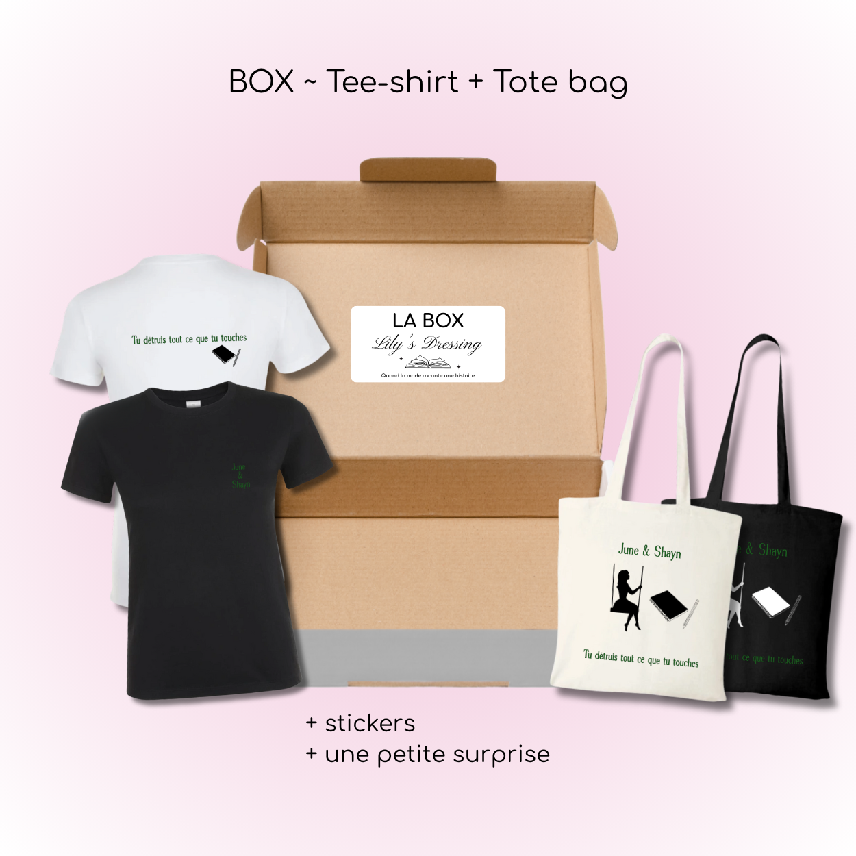 Box - TroubleMaker T1 đ (Tee-shirt + Tote bag)