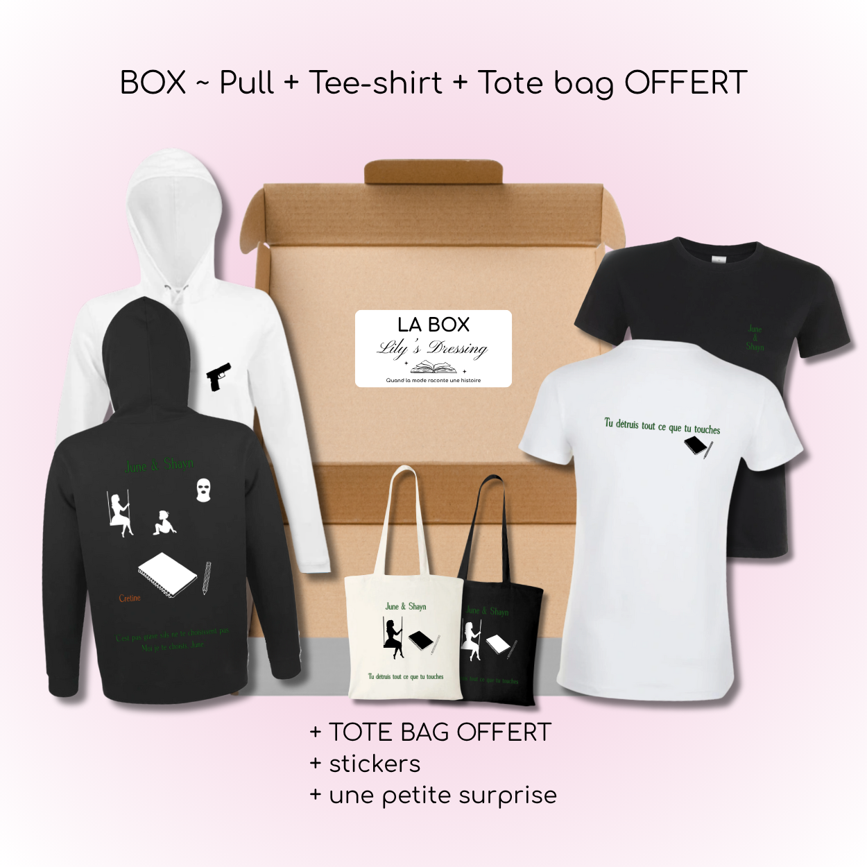 Box - TroubleMaker T1 🍂 (Pull + Tee-shirt + Tote bag OFFERT)