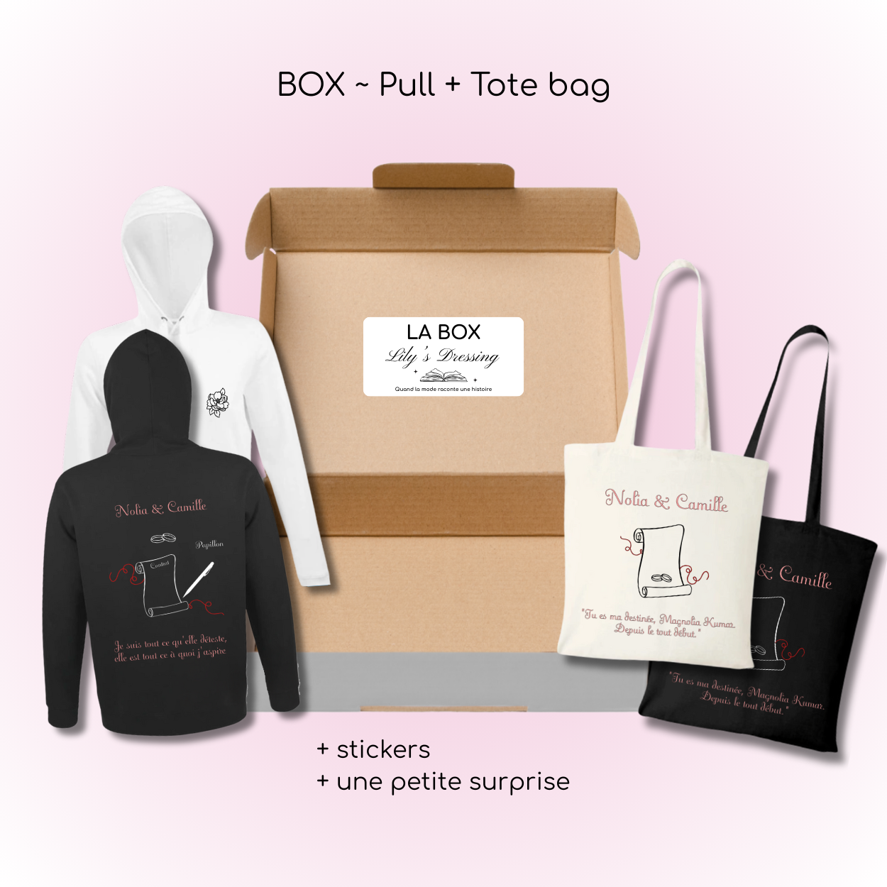 Box - Un printemps pour te succomber 🩷 (Pull + Tote bag)