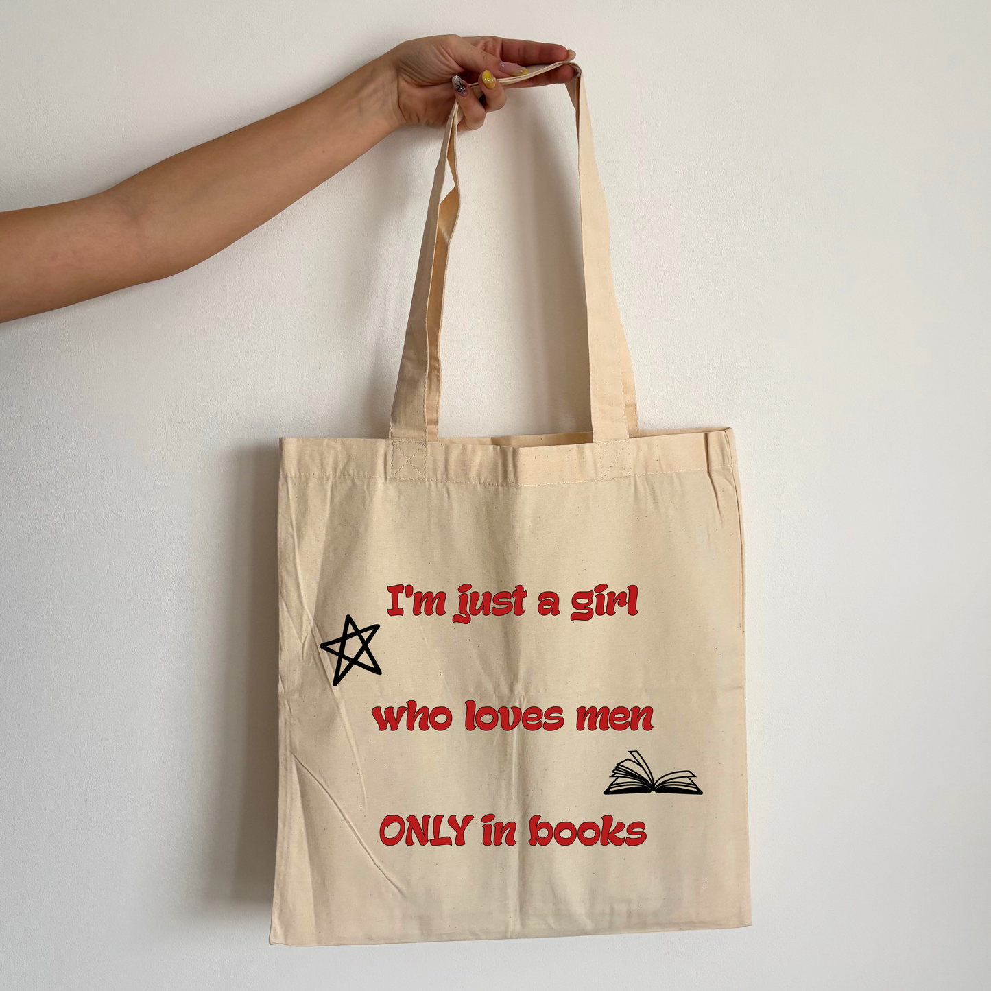 Tote bag - I'm just a girl 💅🏻
