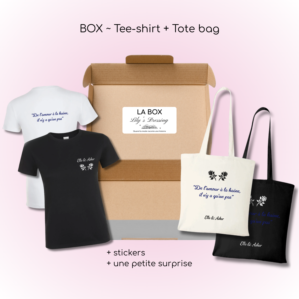 Box - Captive T1 💙 (Tee-shirt + Tote bag)