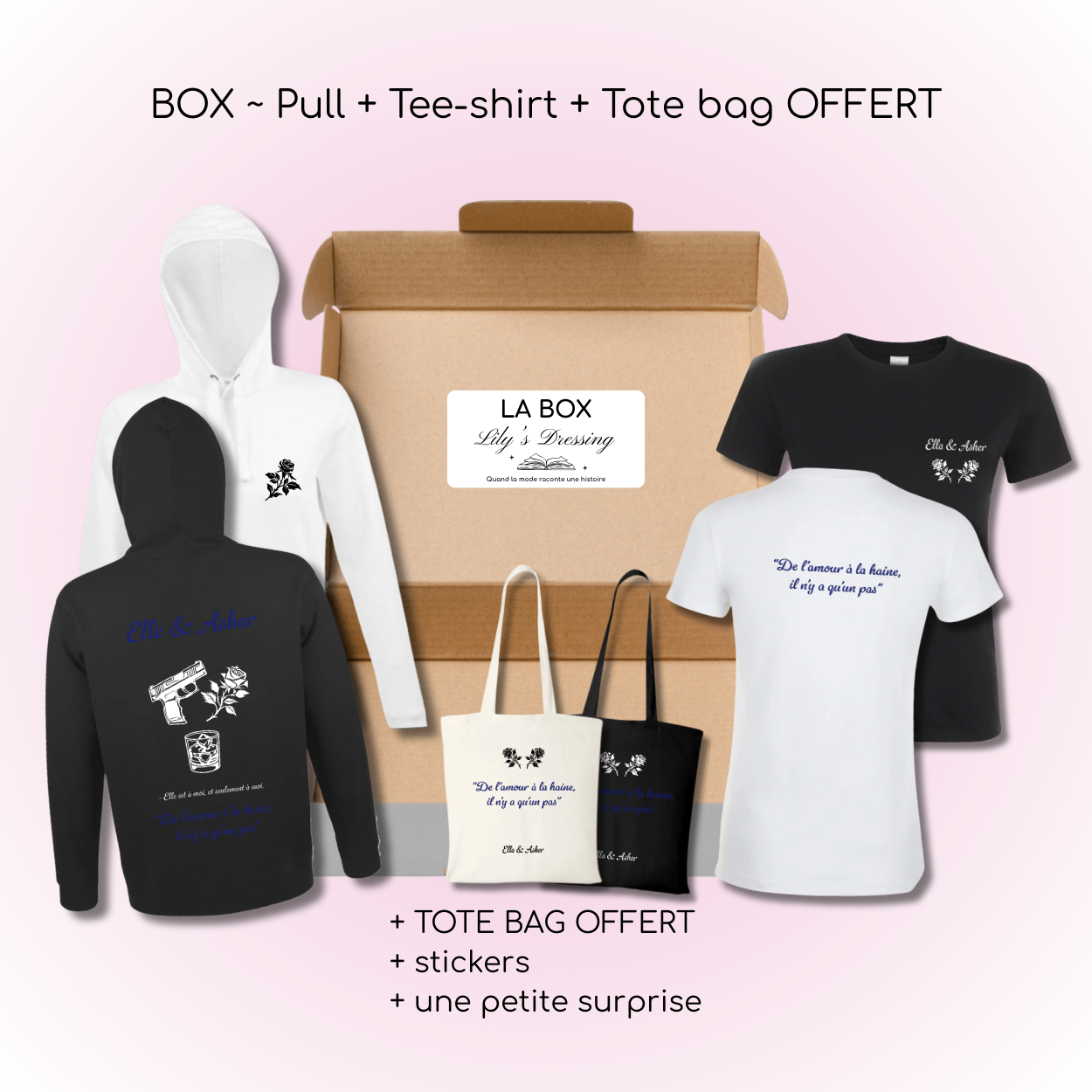 Box - Captive T1 💙 (Pull + Tee-shirt + Tote bag OFFERT)