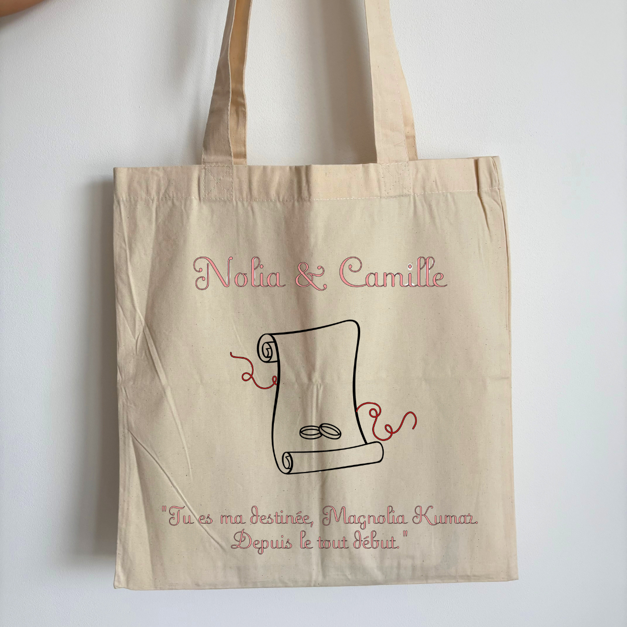 Tote bag - Un printemps pour te succomber