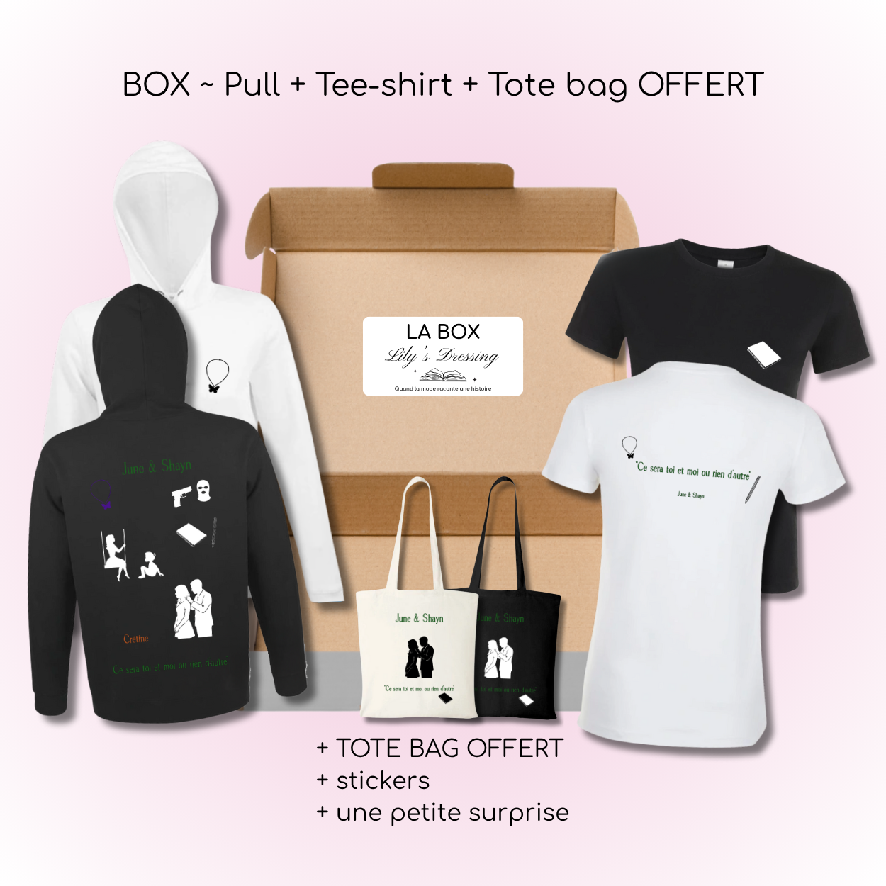 Box - TroubleMaker (Pull + Tee-shirt + Tote bag OFFERT)