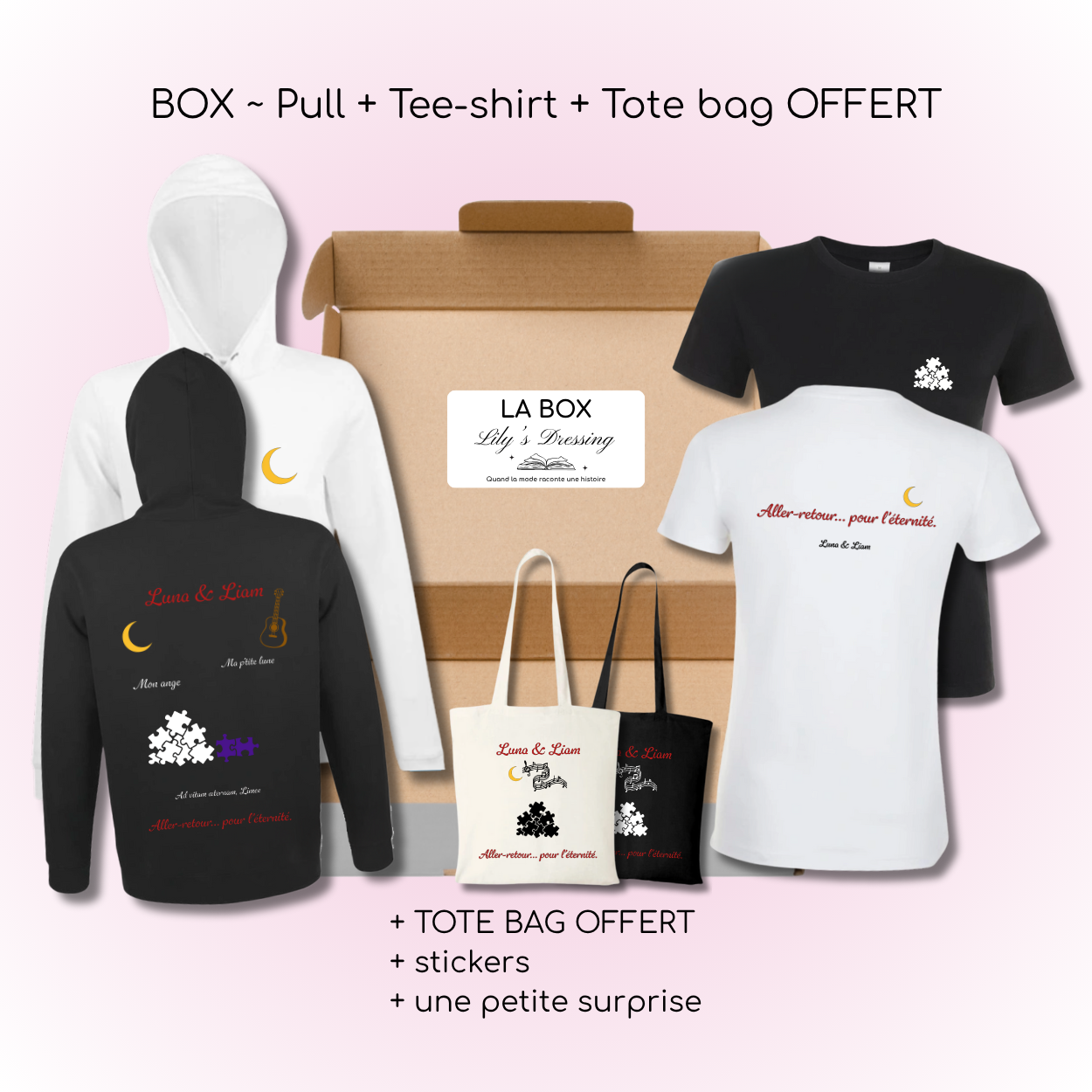 Box - My Missing Piece T2 🧩 (Pull + Tee-shirt + Tote bag OFFERT)